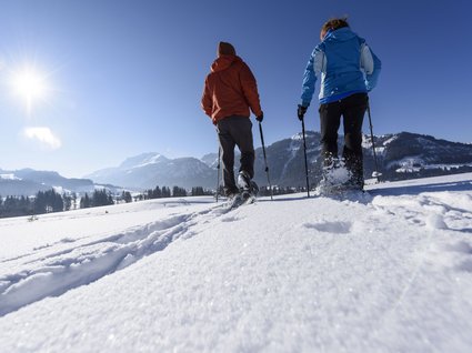 Winter hiking in Tannheim Winter hiking in Tannheim