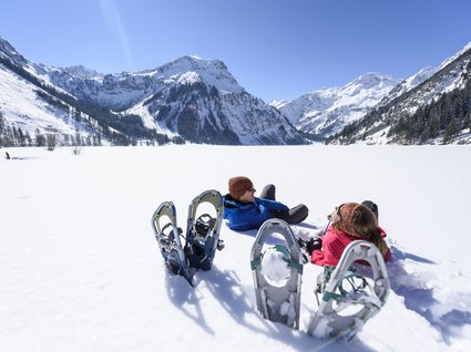 Winter hiking in Tannheim Winter hiking in Tannheim